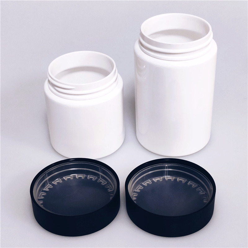 Smell proof 60 ml 90 ml 120 ml 150ml 200ml airtight weed stash Plastic jar child proof cbd flower container with cap