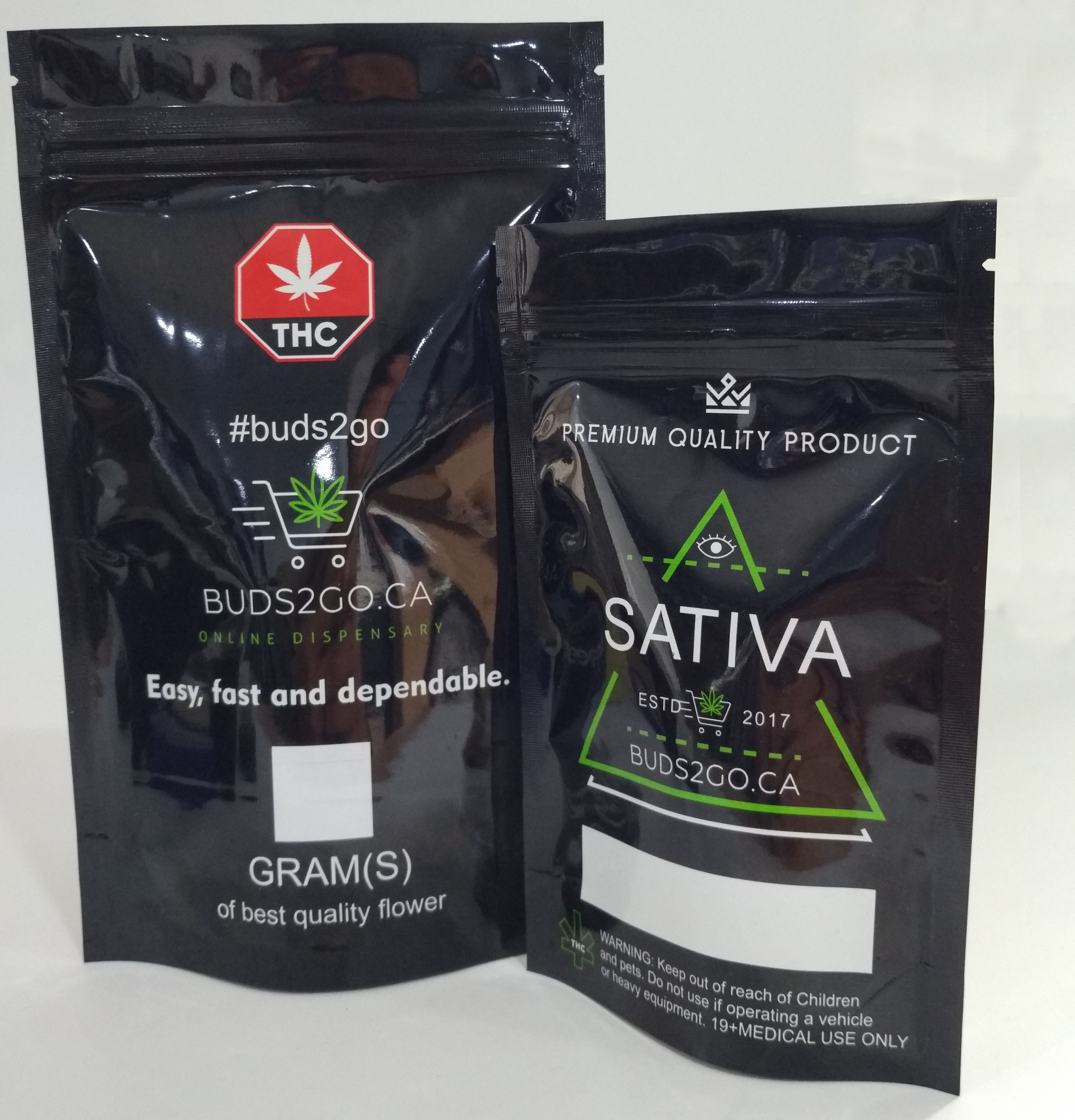 Smell proof plastic bag ziplock child resistant for hemp flower other packaging materials