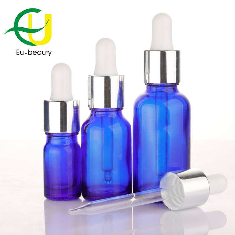 Smooth Frosted Amber Blue, Clear And Green Glass Dropper Bottle 15ml 20ml 30 ml 50ml 100ml For Essential Oil bottle/
