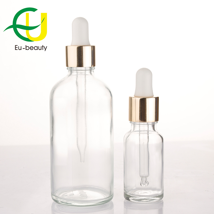 Smooth Frosted Amber Blue, Clear And Green Glass Dropper Bottle 15ml 20ml 30 ml 50ml 100ml For Essential Oil bottle/