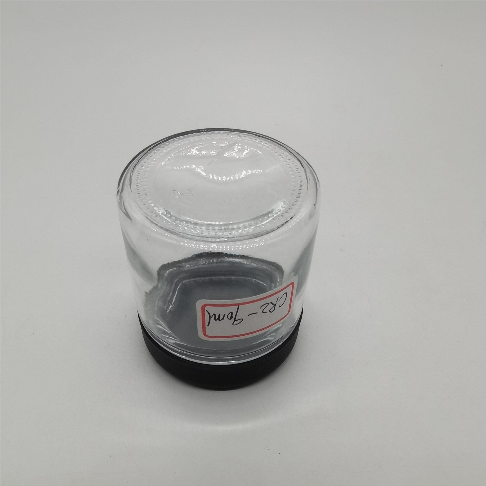 Smooth Lid Wholesales 3oz Straight Side Cream Glass Jar With Child Resistant Lids Clear Round Shape Glass Jar