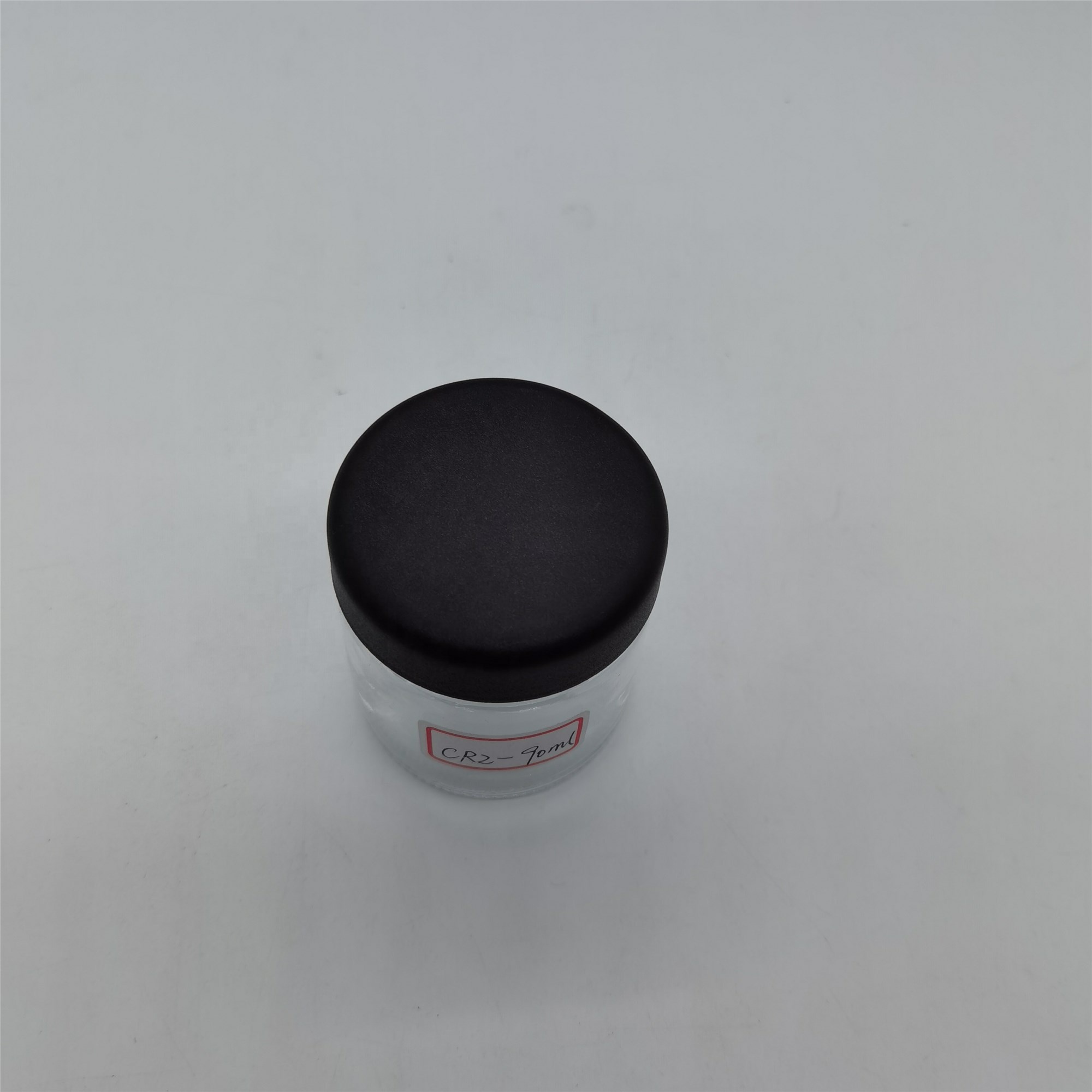 Smooth Lid Wholesales 3oz Straight Side Cream Glass Jar With Child Resistant Lids Clear Round Shape Glass Jar