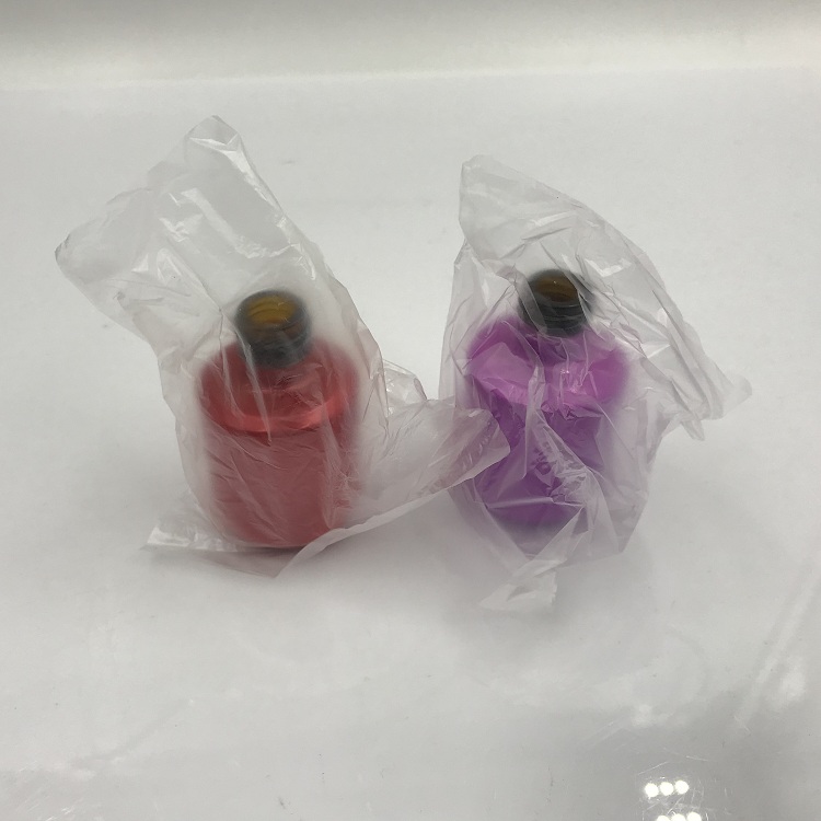 Smooth gold yellow/gradient ramp Round Shape 16ml capacity Nail Polish glass Bottle With brush and cap