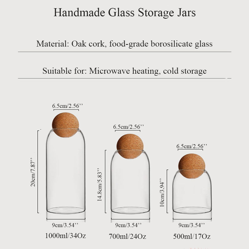 Smooth mouth Straight glass jar with tap