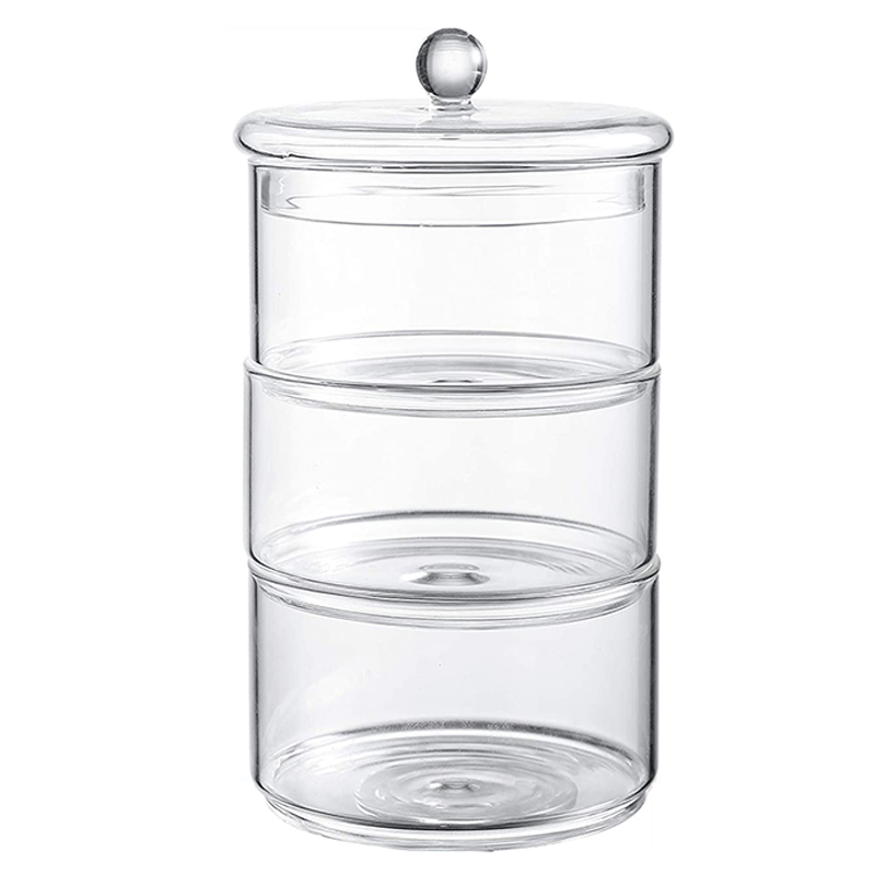 Snack/Cookie /cake Container/Canister/Organizer/Apothecary acrylic bottle candy pills jar