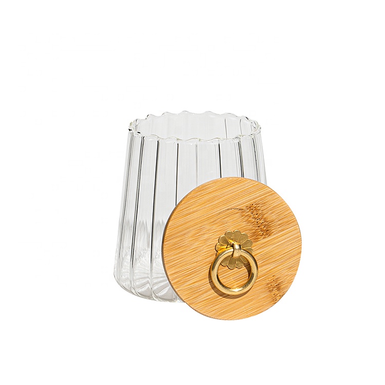 Snack storage hermetically sealed glass jar