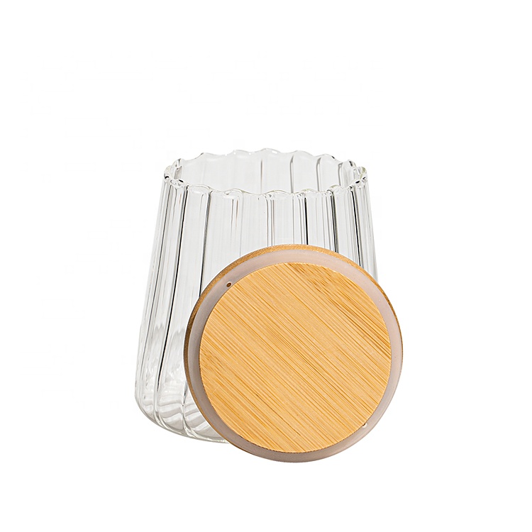 Snack storage hermetically sealed glass jar