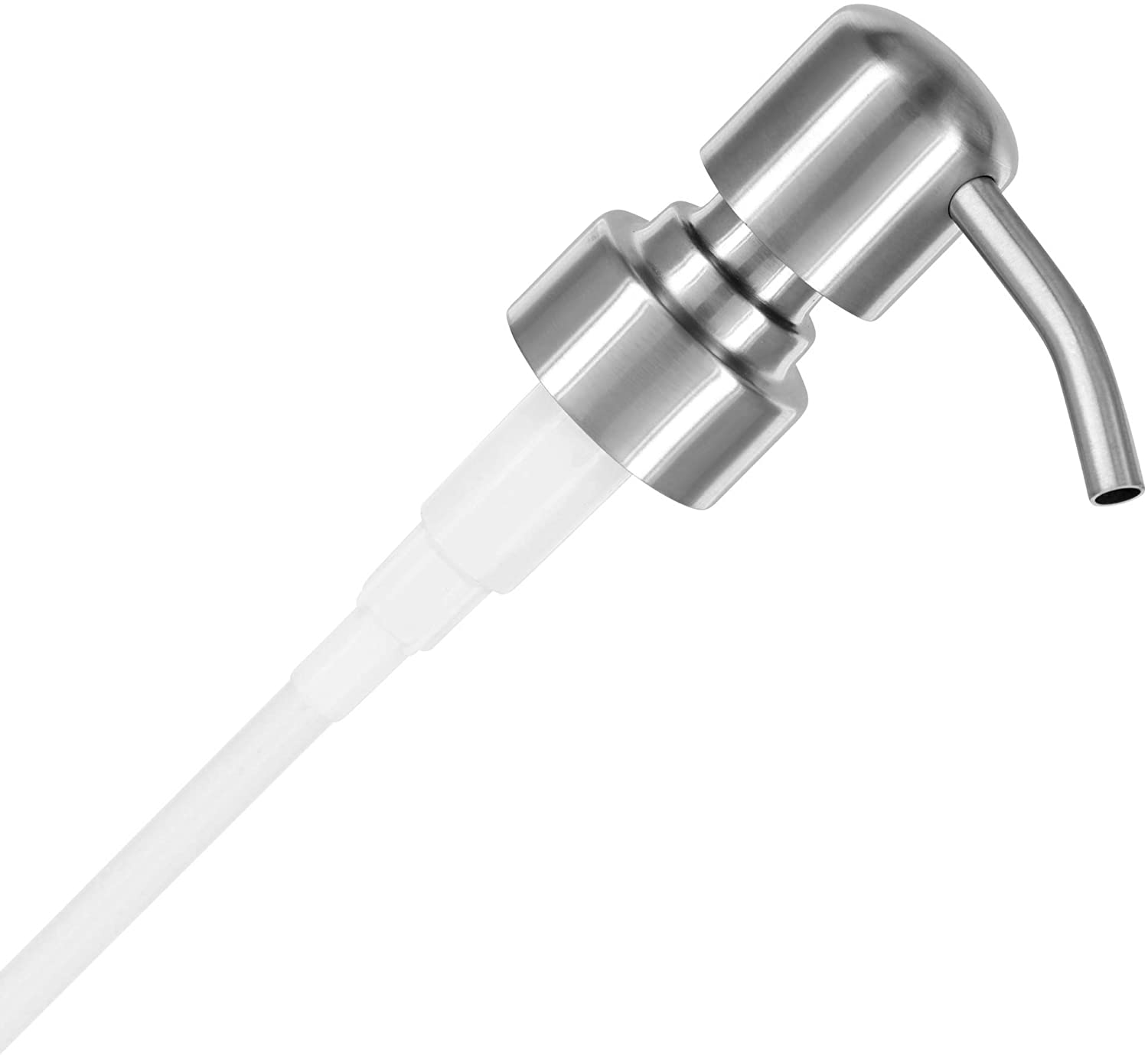 Soap Dispenser 18 oz Tempered Glass Clear Hand Liquid Soap Bottle Refillable Lotion Dispensers with Rust Proof Pump for Bathroom