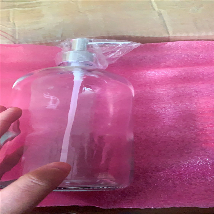 Soap Hand Sanitizer Bottle, Clear Glass Jars with Pumps