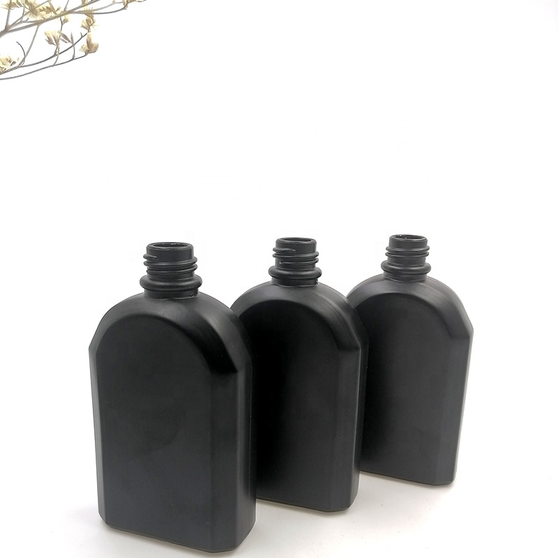Soft Drinking  Black Spray flat pantone 500ml coffee kombucha Matte juice beverage glass bottle cold brew metal black cap