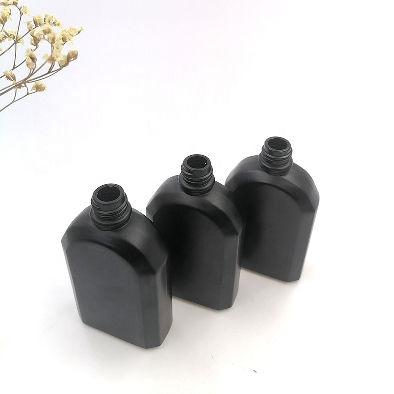 Soft Drinking Black Spray flat pantone 500ml coffee kombucha Matte juice beverage glass bottle cold brew metal black cap