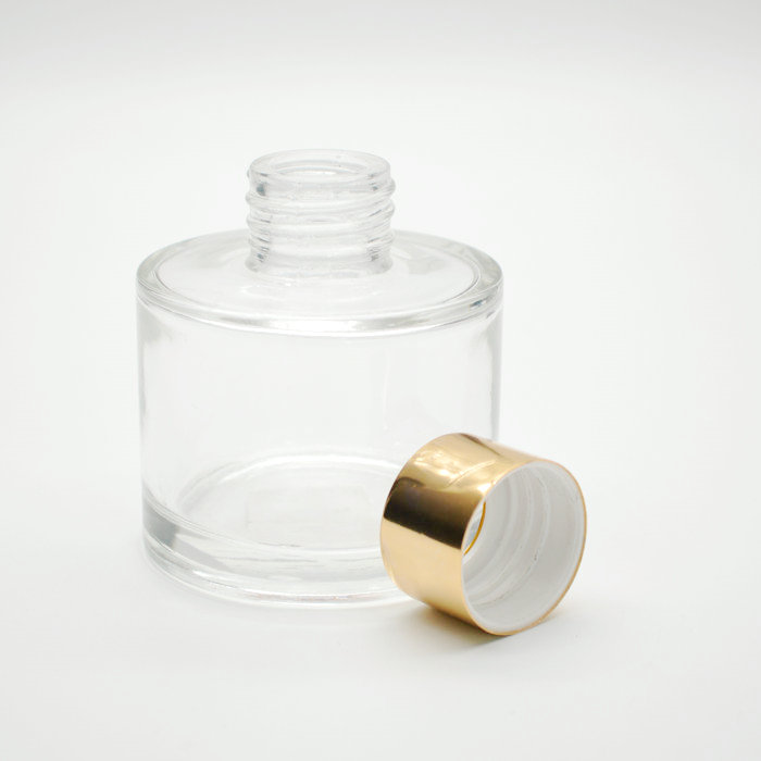 Sophisticated Squat Circular glass diffuser bottle 100 ml