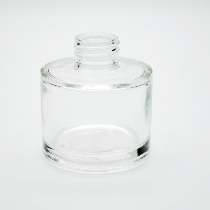 Sophisticated Squat Circular glass diffuser bottle 100 ml