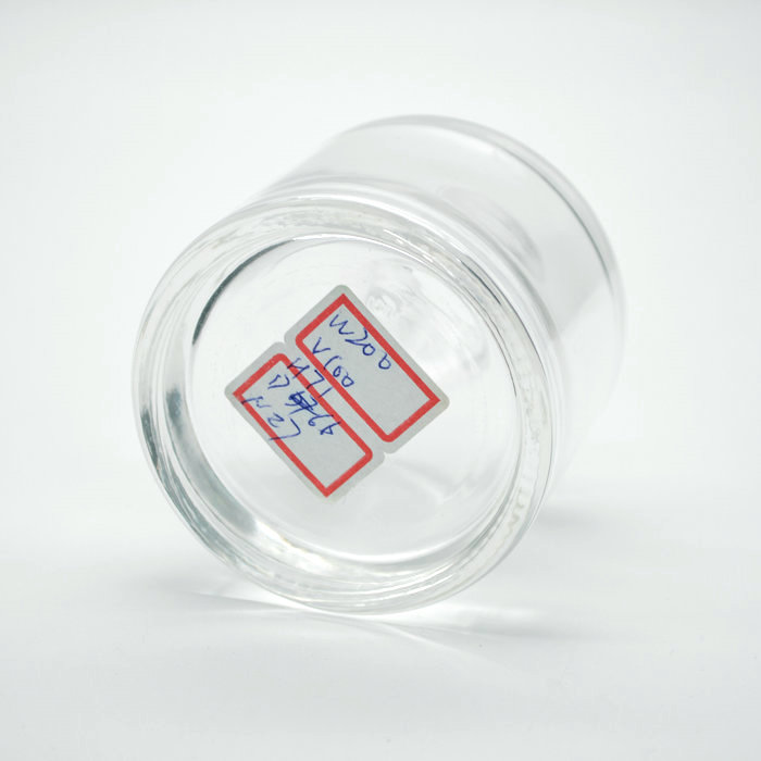 Sophisticated Squat Circular glass diffuser bottle 100 ml