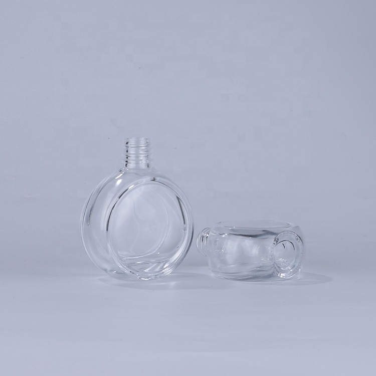 Special 30ml eye face essential oil cosmetic packaging clear round glass dropper bottle