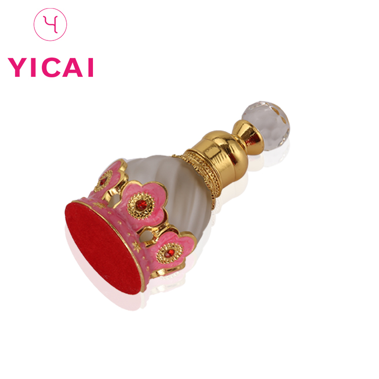 Special Design 10ml 15ml Dropper Glass Flower Shaped Arabic Oil Perfume Bottle