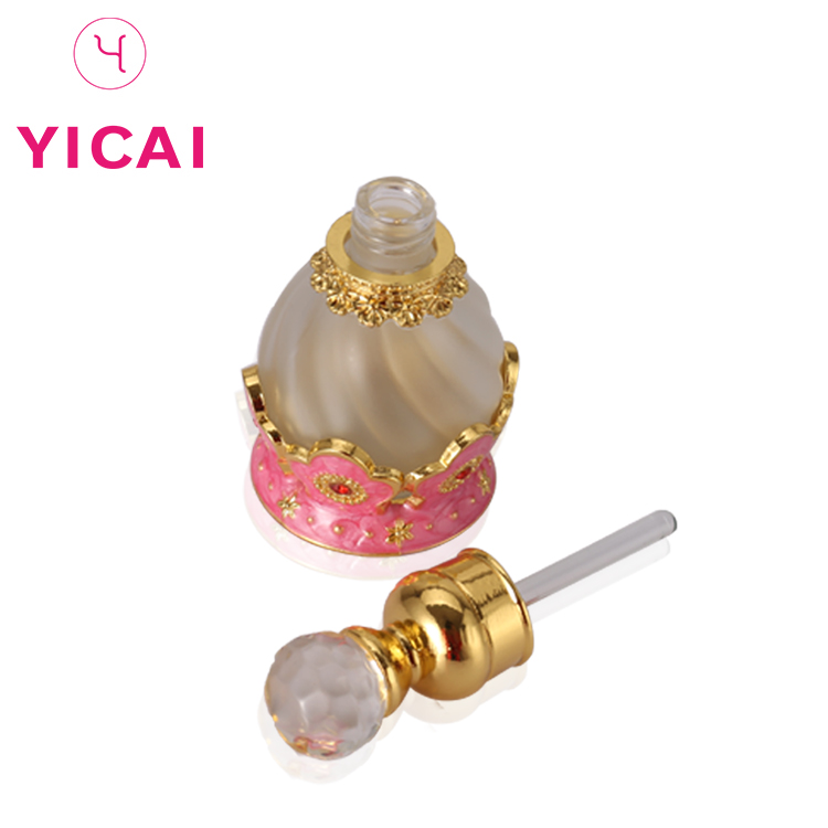 Special Design 10ml 15ml Dropper Glass Flower Shaped Arabic Oil Perfume Bottle