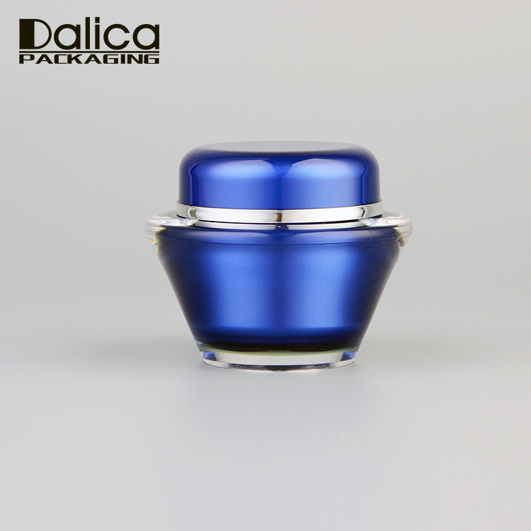 Special Design Blue Empty 15g/30g/50g Acrylic Cream Container Jar