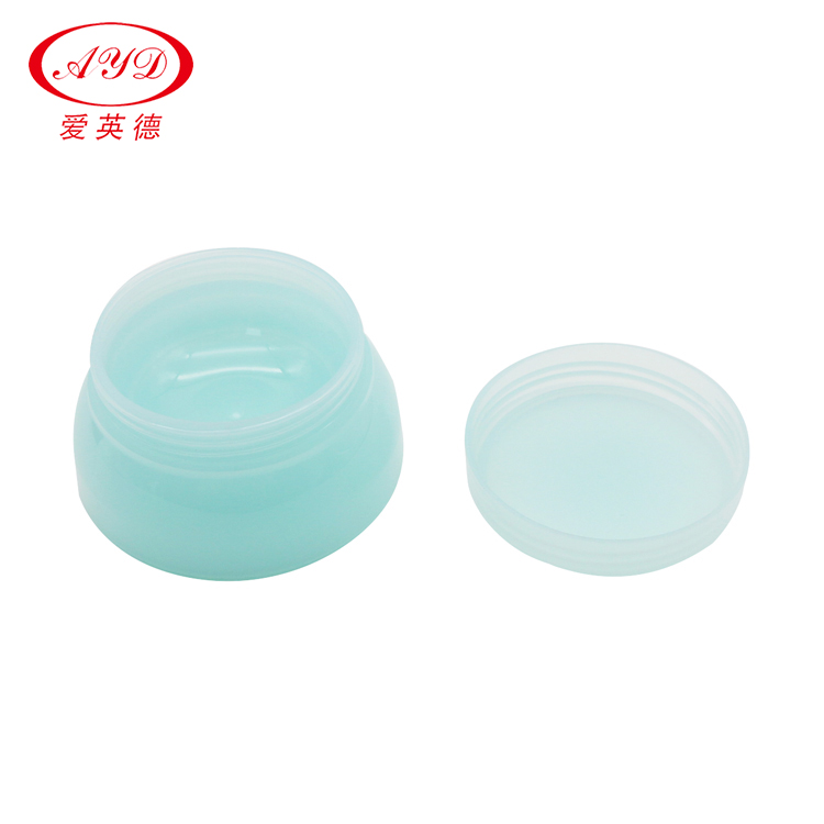 Special face cream jars luxury 30g/ 50g /1oz /2oz double wall cream jar lovely skin care cream jar with spoon