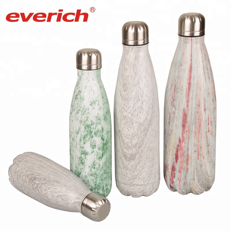 Special wooden pattern cola bottle insulated bottle vacuum flask