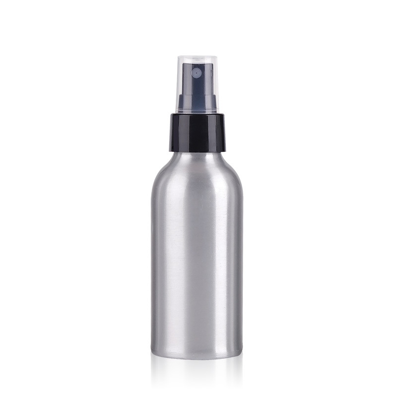 Specially packaging 50ml 100ml shampoo perfume spray aluminum cosmetic bottle
