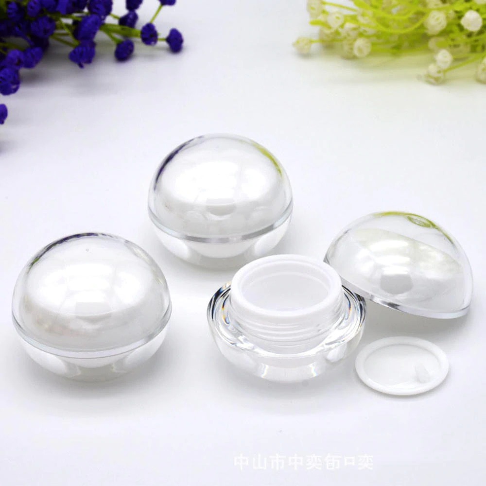 Spherical Empty Jars Refillable Bottles Cosmetic Jars Makeup Container Small Round Bottle Little Cream Jar Series Perfume Gel