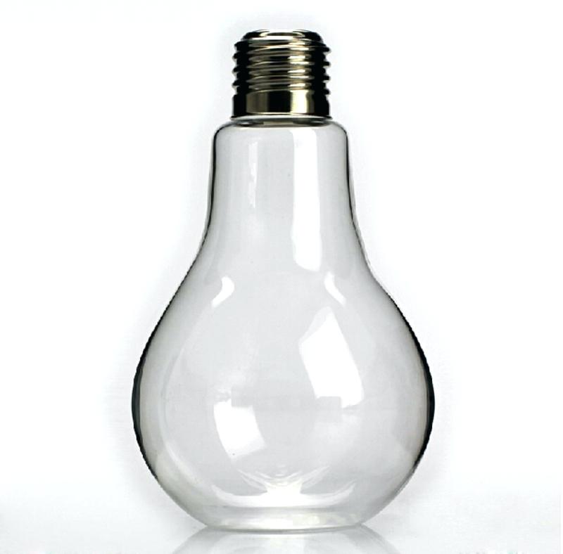 Spice Container Metal Lid 100ml,150ml & 200ml Light Bulb Jars Wholesale Price Plastic Storage Bottles & Jars Skin Care Cream PET