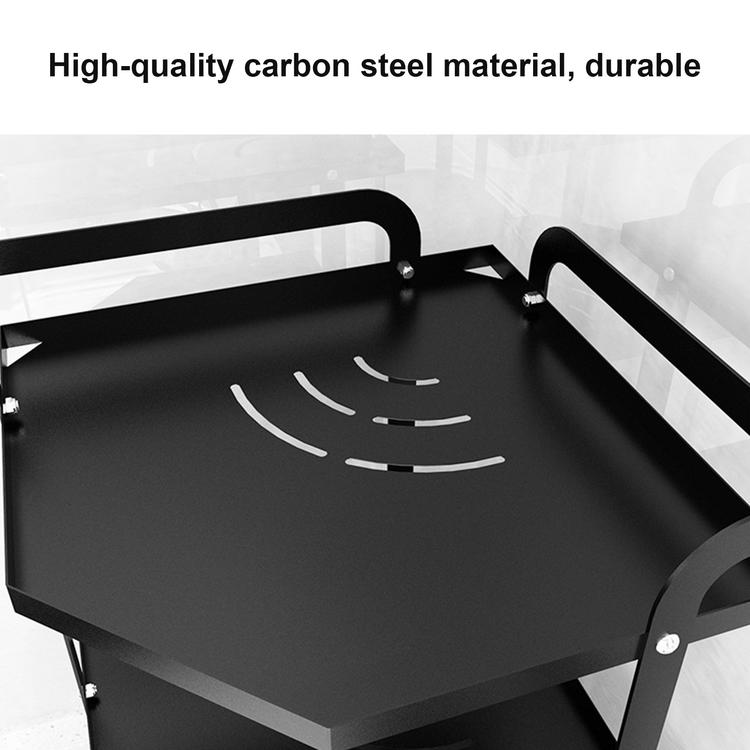 Spice rack multifunctional bathroom office metal storage rack triangle kitchen rack countertop pot rack