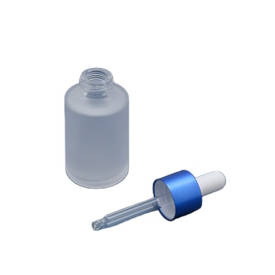 Spot 30ML original liquid glass frosted straight dropper cosmetic essence separate bottle