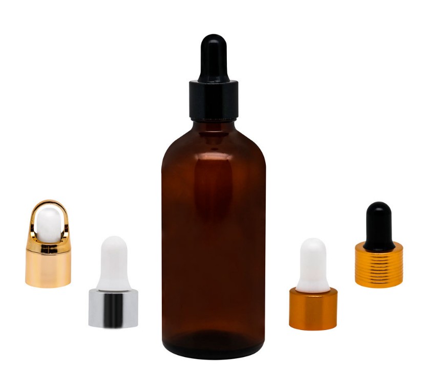 Spot wholesale black theft ring glue head dropper bottle glass refined oil bottle 5ml 10ml 15ml 20ml 30ml 50ml 100ml