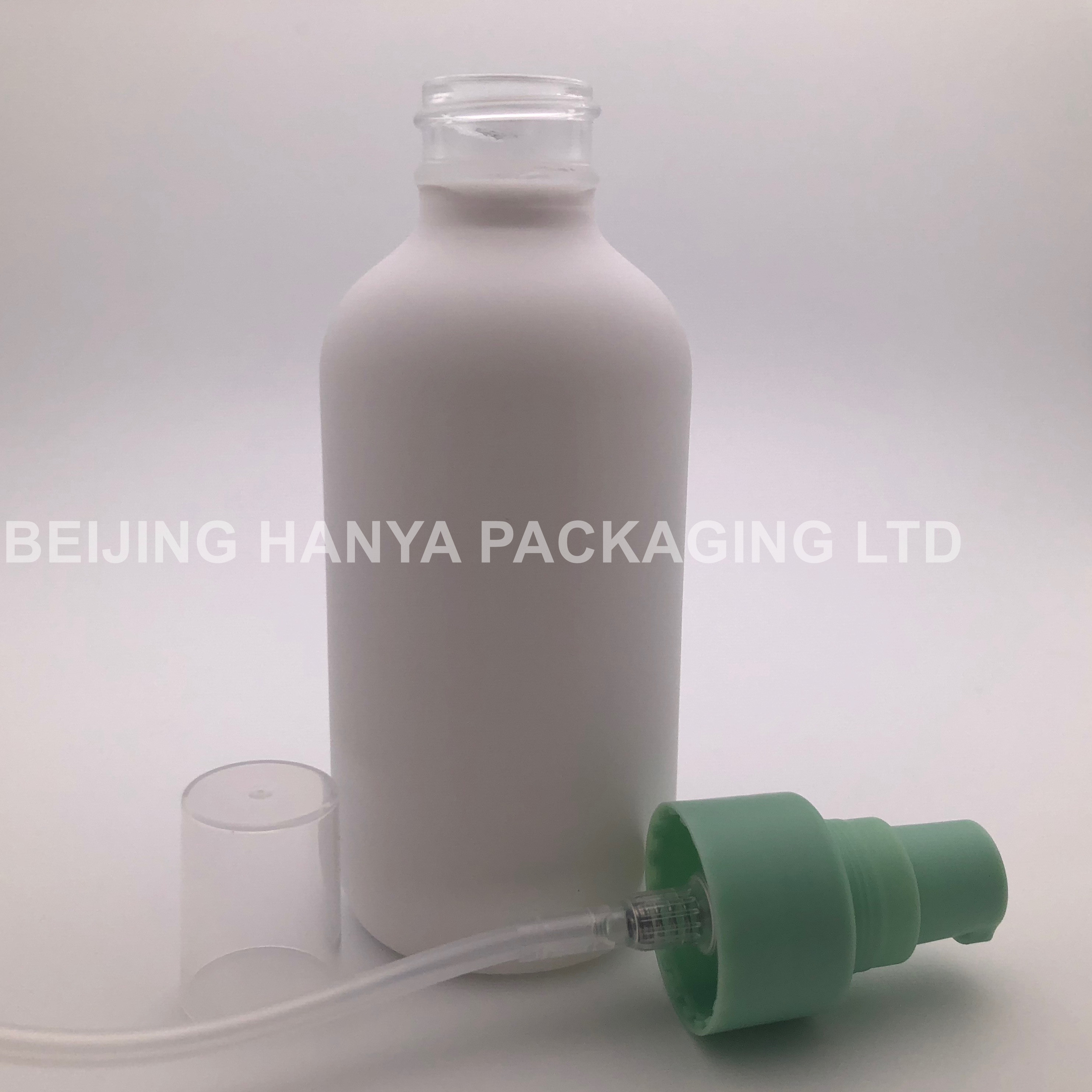 Spray Bottle Boston Glass Made in China Matte Round White Dropper Essential Oil Cosmetic Painted Color Customized Accepted HYE-1