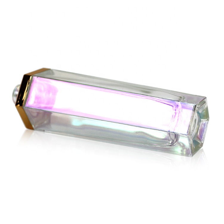 Spray Bottle with Cap 90ml 3oz Clear Silver Electroplated Glass Perfume PUMP Sprayer Screen Printing Personal Care