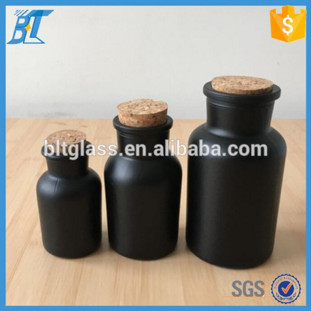 Spray black color reagent Apothecary glass jar on 60ml 125ml 250ml 500ml