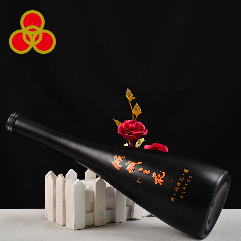 Spray black or gold 750ml empty gin bottles sale