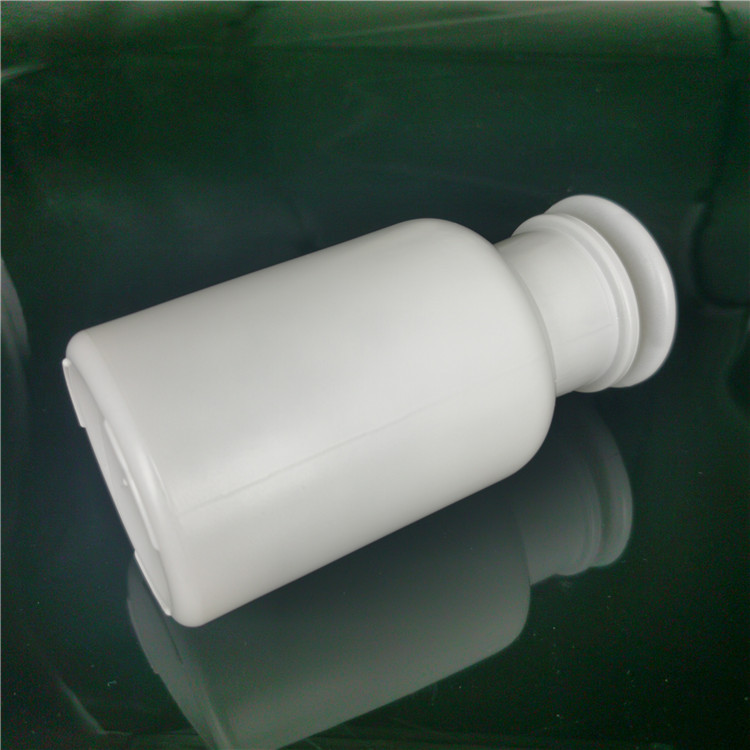 Spray white painted color reagent Apothecary glass jar on 250ml with white glass lid