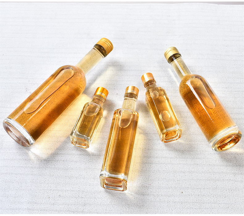 Square 100ml Olive Oil Bottles Wholesale Round Bottle Rapeseed Oil Sesame Oil Empty Bottle