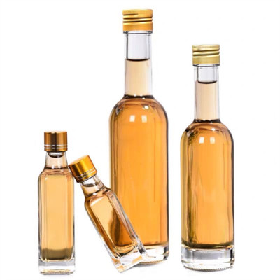 Square 100ml Olive Oil Bottles Wholesale Round Bottle Rapeseed Oil Sesame Oil Empty Bottle