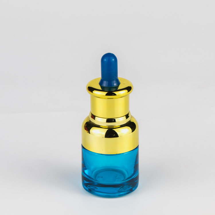 Square 10ml 15ml 30ml essential oil glass bottle with dropper screw cap perfume cosmetic packaging