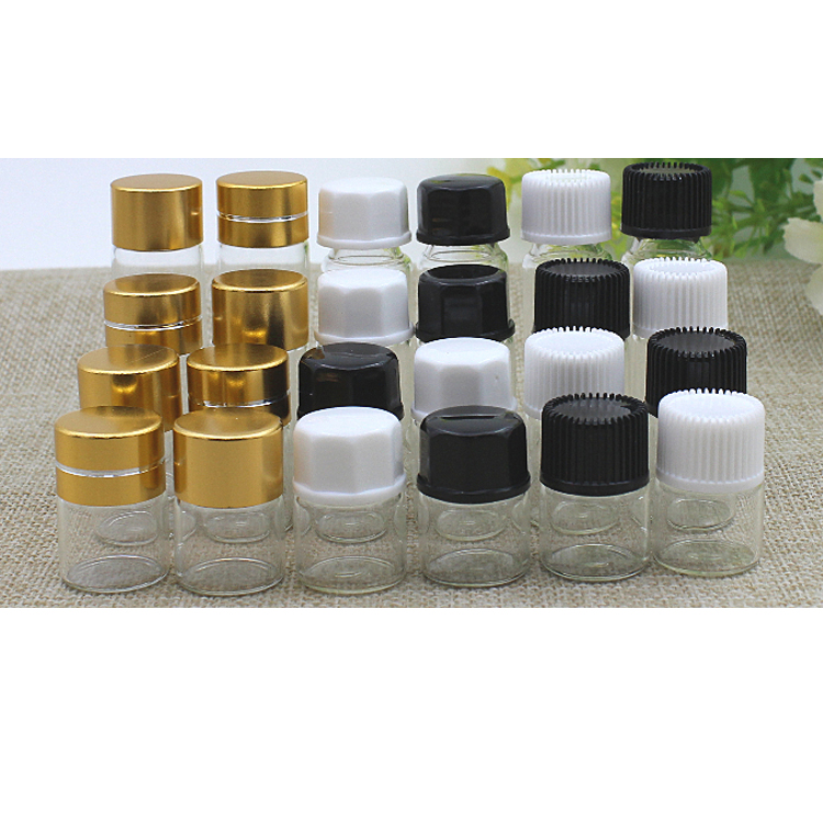 Square Amber Essential Oil Bottle Glass Dropper Oil 3 Ml Attar Bottle For Cosmetic