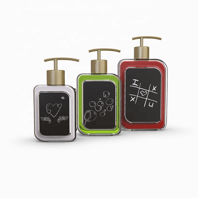 Square Clear Glass Bottle for Coffee / Sauce Bottle