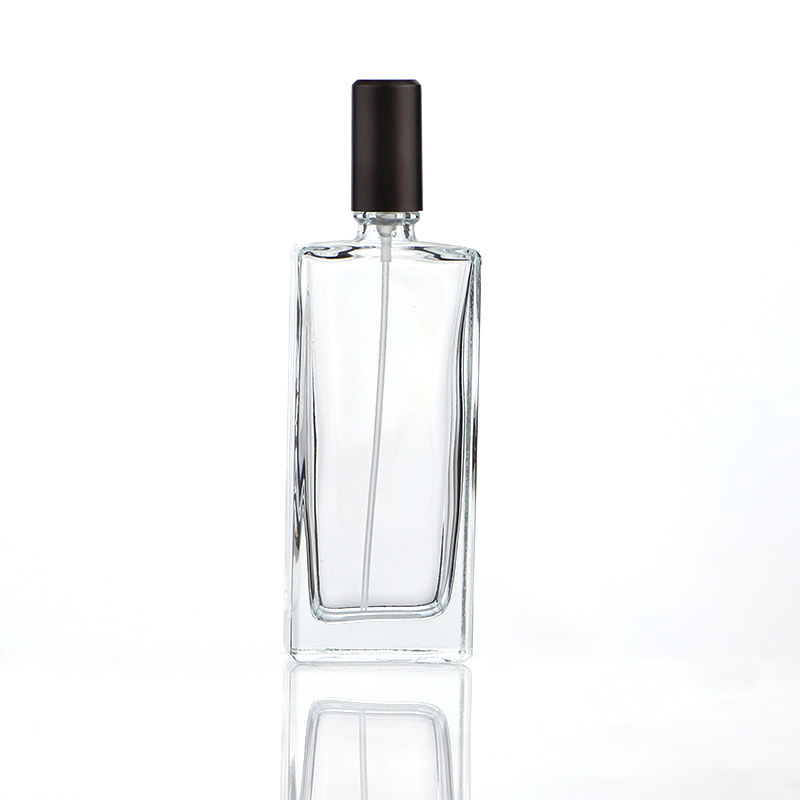 Square Crystal Empty Luxury Botol Parfum Spray 50ml Glass Perfume Atomizer Bottle
