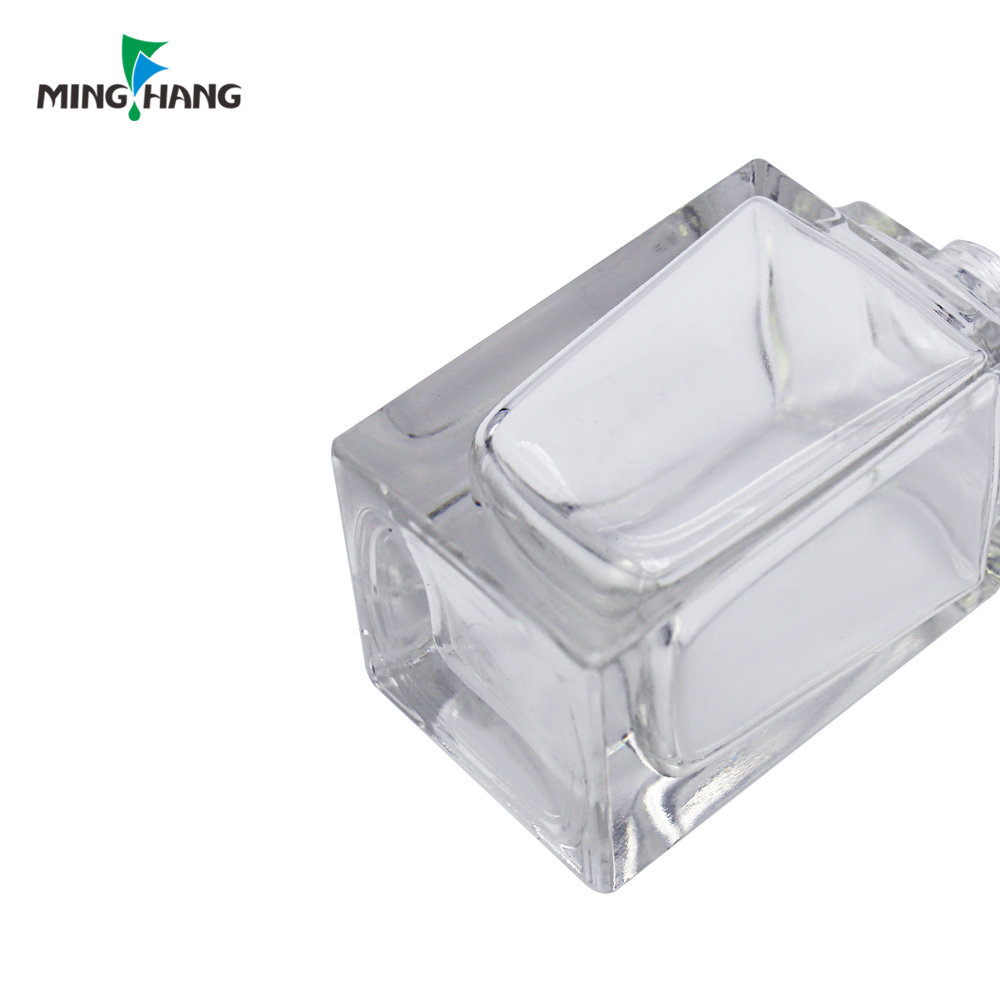 Square Fancy Customize Color Empty Botella De Perfume atomizer Perfume Glass Bottle With Pump Spray