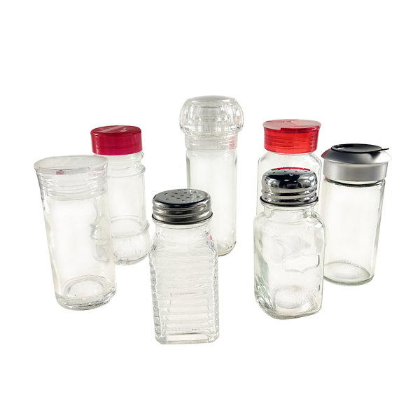 Square Glass Spice Jars bottle 120ML for Herb Seasoning Storage in bulk