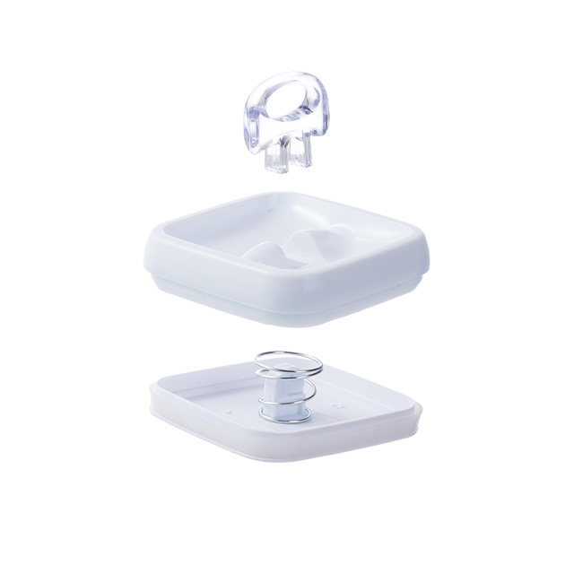 Square/Round plastic clear packaging bottles jars food grade jam airless clip cookie jar with Easy Locked lids in bulk