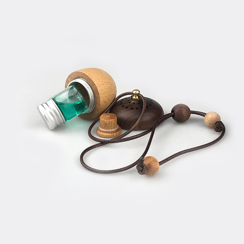 Square Shape 5ml 6ml 8ml Empty Hanging Car Perfume Diffuser Bottle Glass Car botol parfum mobil Bottles