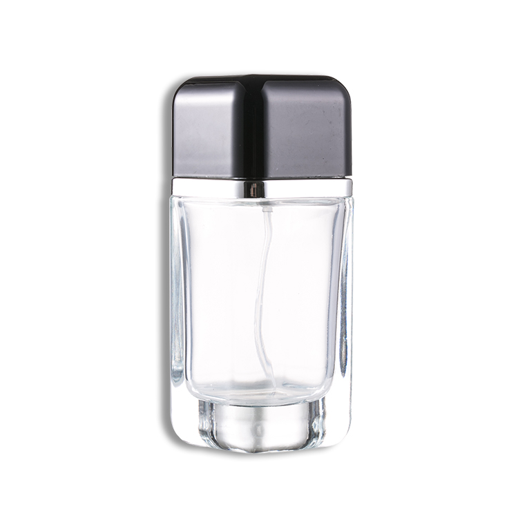 Square Shape Glass Perfume Car Diffuser Bottle