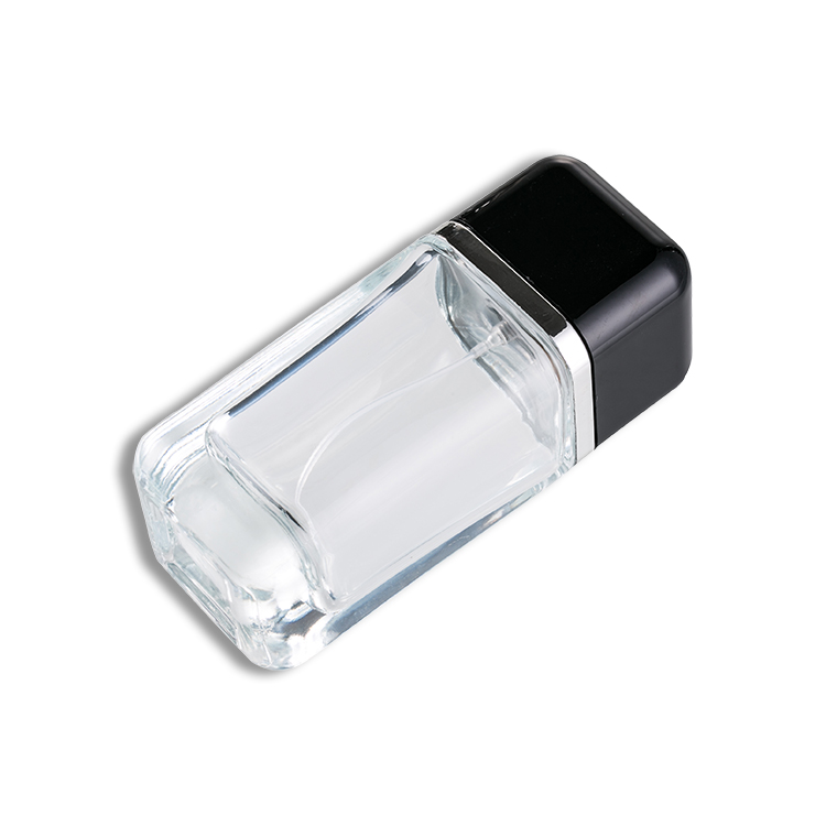 Square Shape Glass Perfume Car Diffuser Bottle