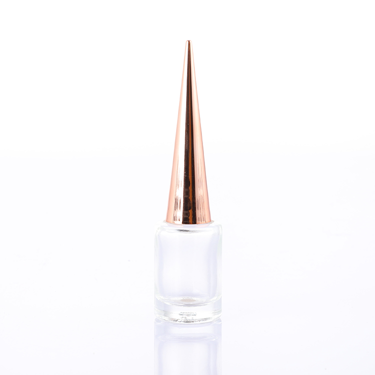 Square Transparent Empty 5ml 7ml 8ml Nail Polish Bottle with Brush Lid