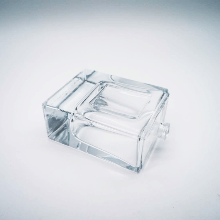 Square hot sale top quality luxury clear transparent free samples woman cosmetic perfume bottle 80ml