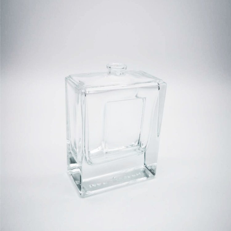 Square hot sale top quality luxury clear transparent free samples woman cosmetic perfume bottle 80ml